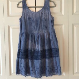 Blue Lace Sun Dress